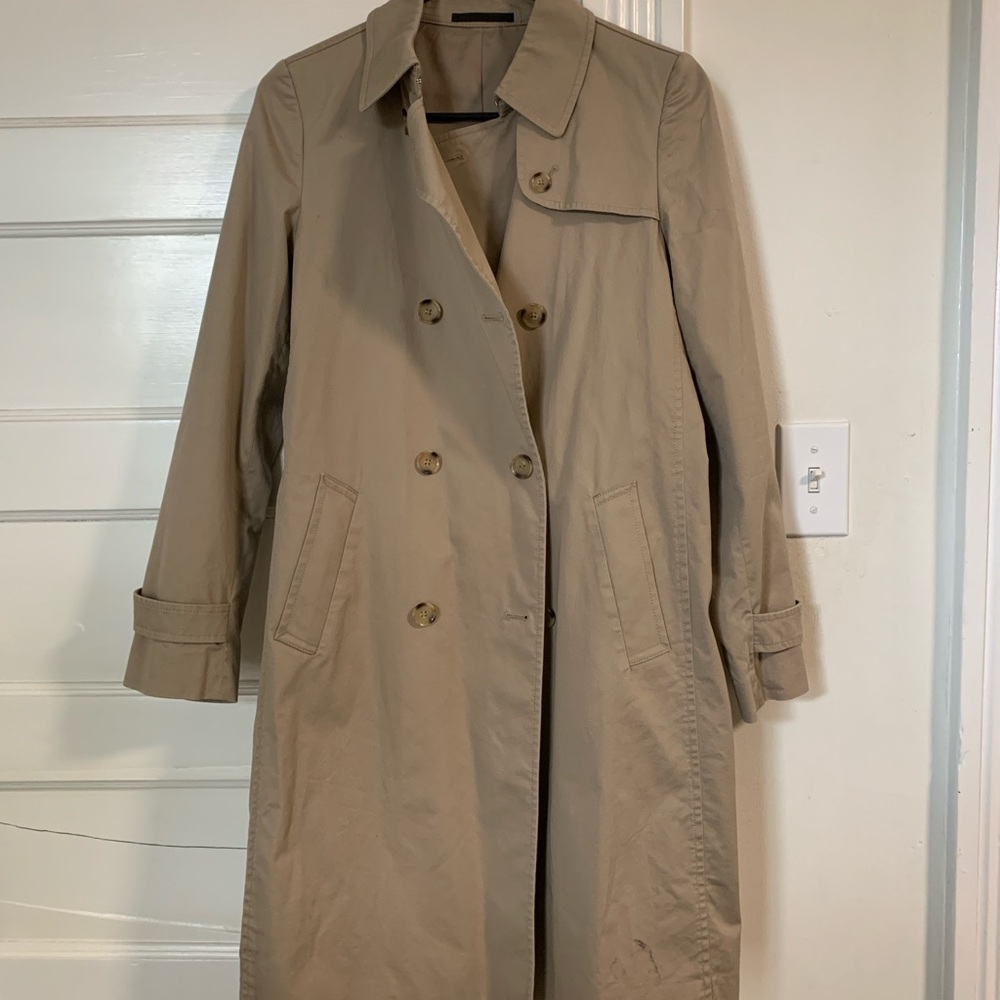 Uniqlo Tan Trench Coat Timeless Style